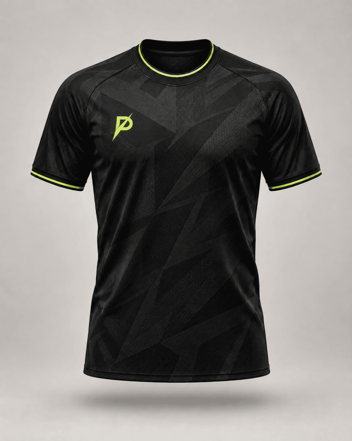 Apex Match Jersey in Black / Volt, design concept